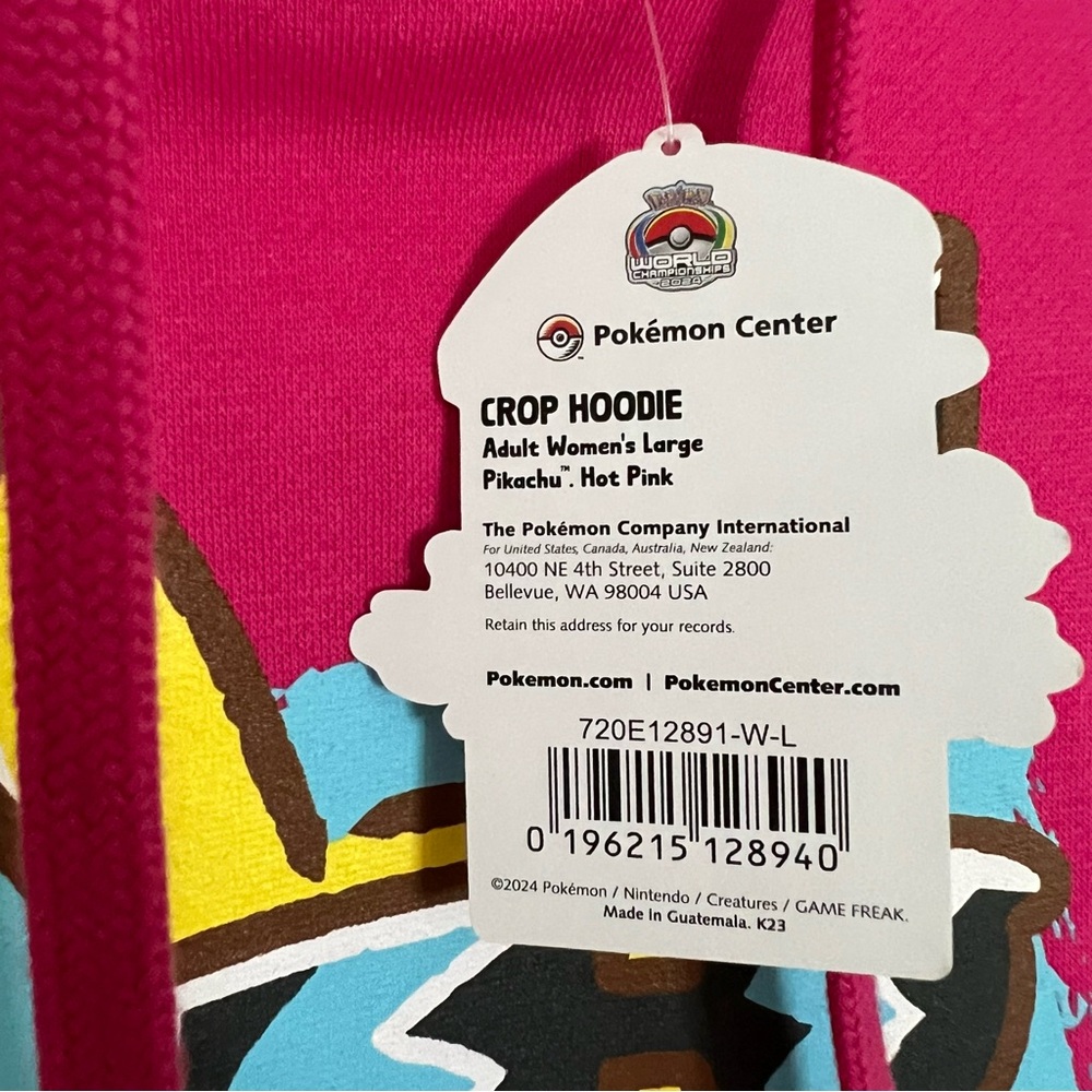 Pokemon Pink Jacket with Pikachu Design - Picture 5 of 5